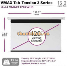 Màn chiếu điện Tab-tension 120-inch Elite Screens VMAXT120XWH3